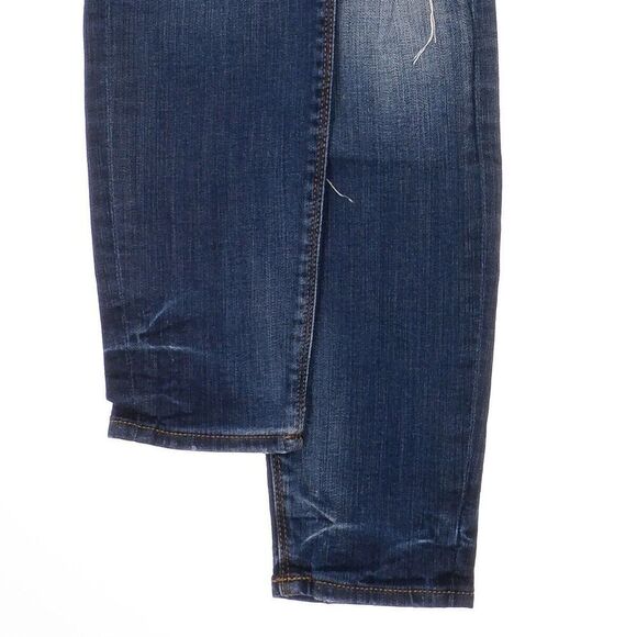 Express Jeans Womens Size 4 S Legging Mid Rise Distressed Blue Measure 30 x 26.5 - Picture 8 of 12